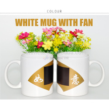 Tasse magique en céramique revêtue de sublimation, l&#39;usine de Yiwu fournit directement